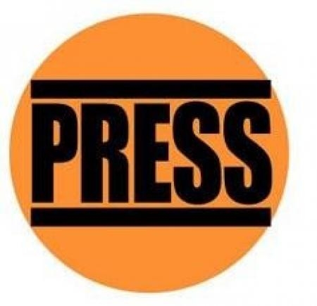 Logo orange du Press Emblem Campaign