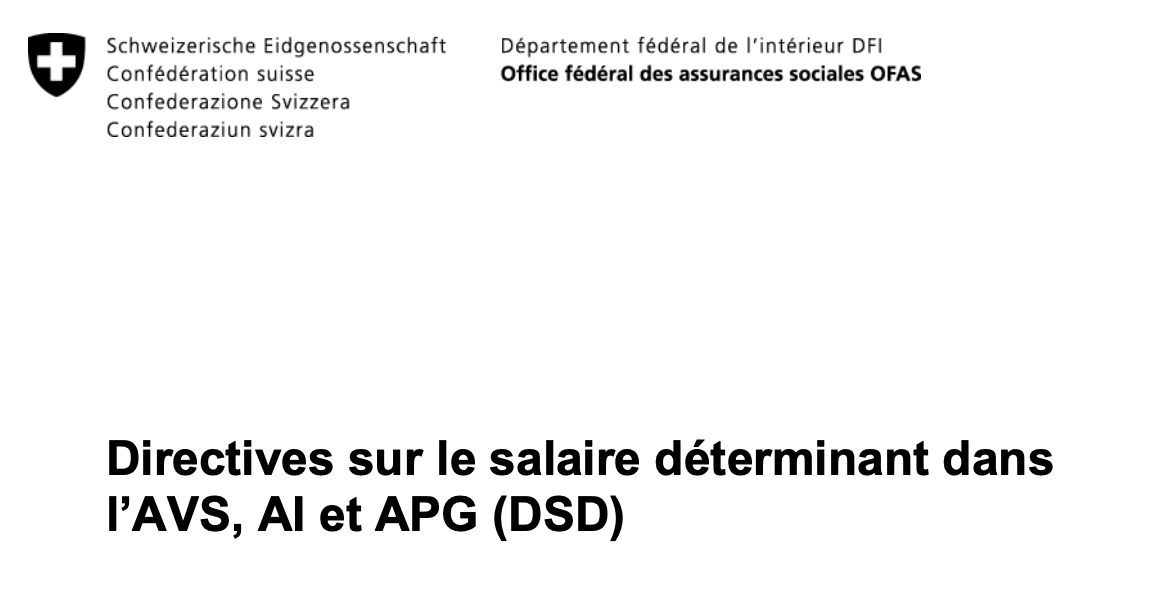 En-tête - Directives sur le salaire déterminant